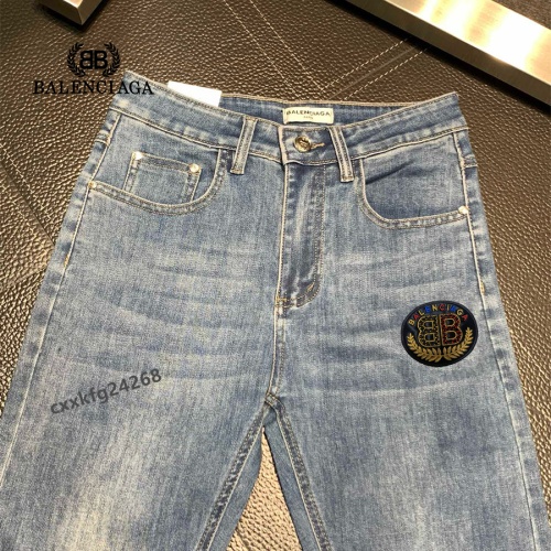 Replica Balenciaga Jeans For Men #1206532 $48.00 USD for Wholesale