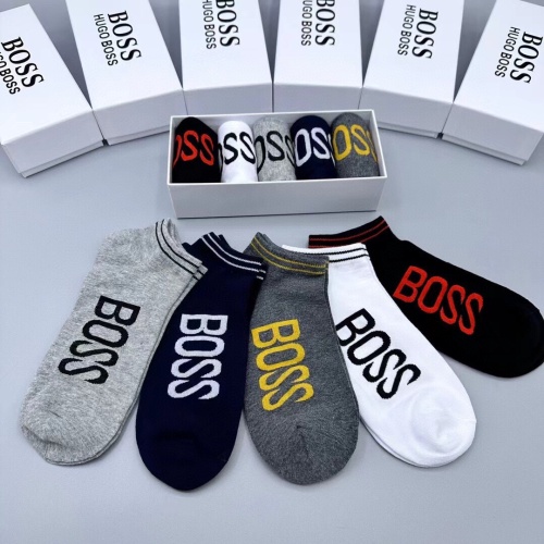 Replica Boss Socks For Men #1206547 $25.00 USD for Wholesale