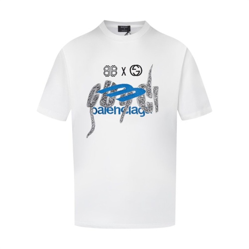 Replica Balenciaga T-Shirts Short Sleeved For Unisex #1206710, $48.00 USD, [ITEM#1206710], Replica Balenciaga T-Shirts outlet from China