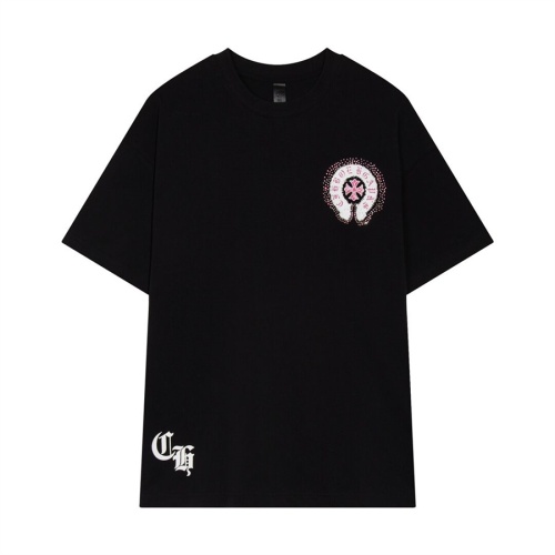 Replica Chrome Hearts T-Shirts Short Sleeved For Unisex #1206845 $52.00 USD for Wholesale
