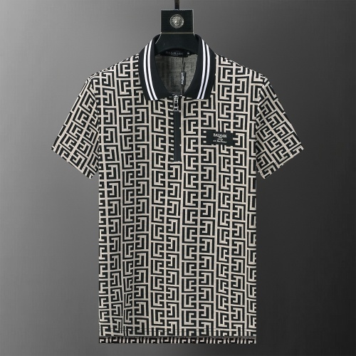 Replica Balmain T-Shirts Short Sleeved For Men #1206977, $27.00 USD, [ITEM#1206977], Replica Balmain T-Shirts outlet from China