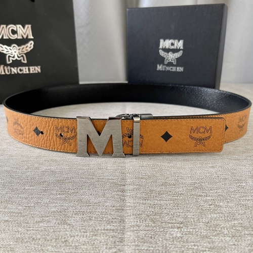 Replica MCM AAA Quality Belts For Men #1207023 $60.00 USD for Wholesale