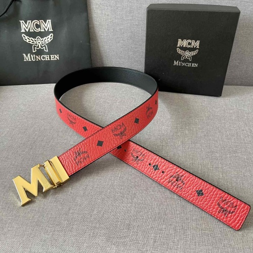 Replica MCM AAA Quality Belts For Men #1207033 $60.00 USD for Wholesale
