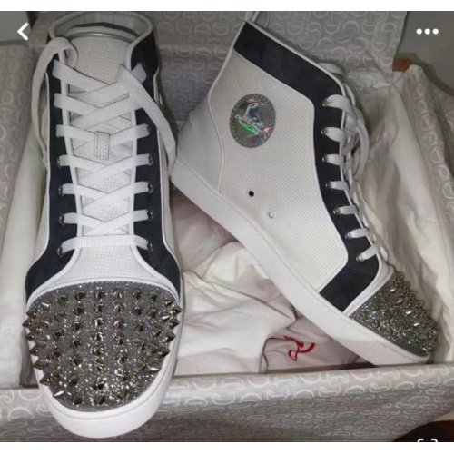 Replica Christian Louboutin High Top Shoes For Men #1207126, $112.00 USD, [ITEM#1207126], Replica Christian Louboutin High Top Shoes outlet from China