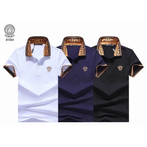 Replica Versace T-Shirts Short Sleeved For Men #1207127 $32.00 USD for Wholesale