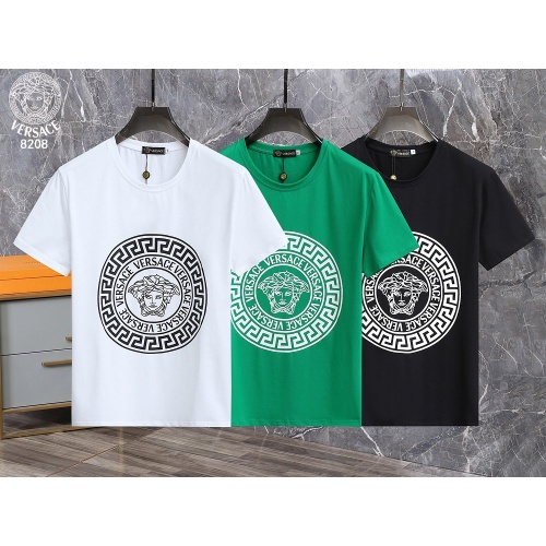 Replica Versace T-Shirts Short Sleeved For Men #1207297 $29.00 USD for Wholesale