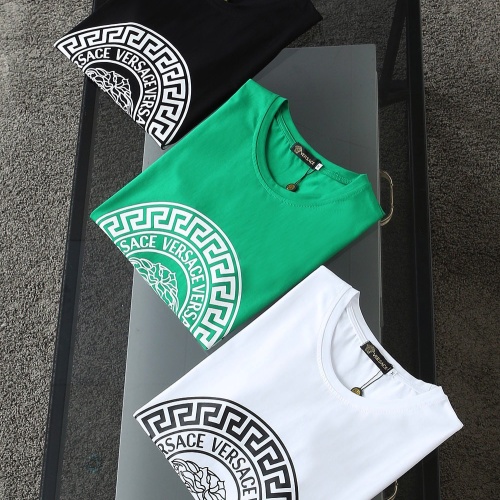 Replica Versace T-Shirts Short Sleeved For Men #1207297 $29.00 USD for Wholesale