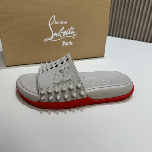 Replica Christian Louboutin CL Slippers For Men #1207306 $60.00 USD for Wholesale