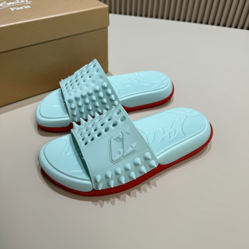 Replica Christian Louboutin CL Slippers For Men #1207307, $60.00 USD, [ITEM#1207307], Replica Christian Louboutin CL Slippers outlet from China