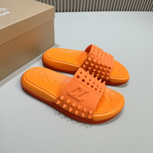 Replica Christian Louboutin CL Slippers For Men #1207308 $60.00 USD for Wholesale