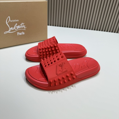 Replica Christian Louboutin CL Slippers For Men #1207309, $60.00 USD, [ITEM#1207309], Replica Christian Louboutin CL Slippers outlet from China