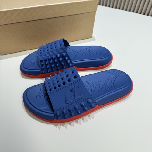 Replica Christian Louboutin CL Slippers For Men #1207310, $60.00 USD, [ITEM#1207310], Replica Christian Louboutin CL Slippers outlet from China