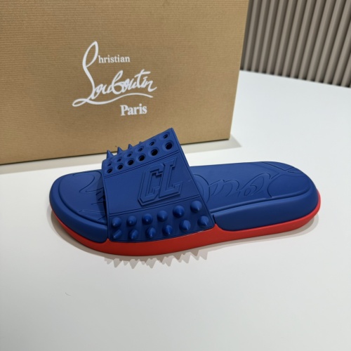 Replica Christian Louboutin CL Slippers For Men #1207310 $60.00 USD for Wholesale