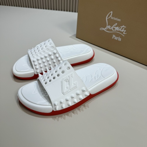 Replica Christian Louboutin CL Slippers For Men #1207312, $60.00 USD, [ITEM#1207312], Replica Christian Louboutin CL Slippers outlet from China