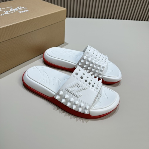 Replica Christian Louboutin CL Slippers For Men #1207312 $60.00 USD for Wholesale