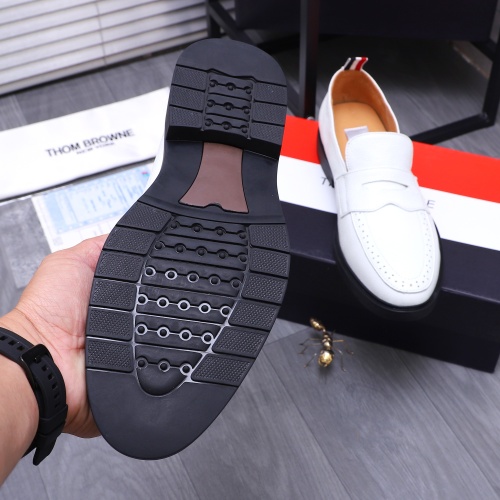 Replica Thom Browne Leather Shoes For Men #1207386 $82.00 USD for Wholesale