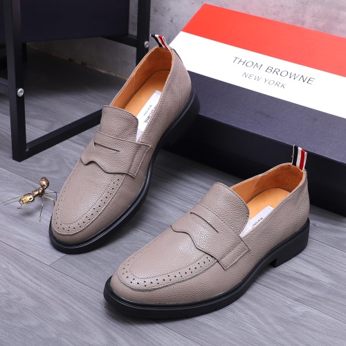 Replica Thom Browne Leather Shoes For Men #1207389, $82.00 USD, [ITEM#1207389], Replica Thom Browne Leather Shoes outlet from China