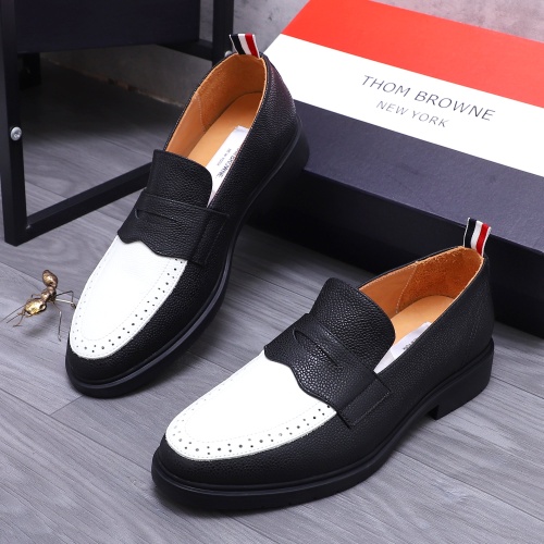 Replica Thom Browne Leather Shoes For Men #1207393, $82.00 USD, [ITEM#1207393], Replica Thom Browne Leather Shoes outlet from China