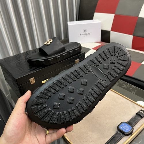 Replica Balmain Slippers For Men #1207470 $52.00 USD for Wholesale