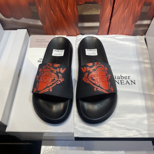 Replica Alexander McQueen Slippers For Men #1207508 $45.00 USD for Wholesale