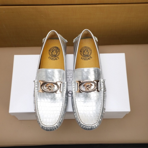 Replica Versace Leather Shoes For Men #1207565, $68.00 USD, [ITEM#1207565], Replica Versace Leather Shoes outlet from China