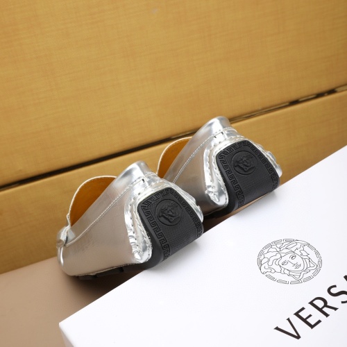 Replica Versace Leather Shoes For Men #1207565 $68.00 USD for Wholesale