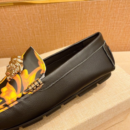 Replica Versace Leather Shoes For Men #1207740 $68.00 USD for Wholesale