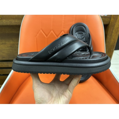 Replica Dolce & Gabbana D&G Slippers For Men #1207906 $60.00 USD for Wholesale