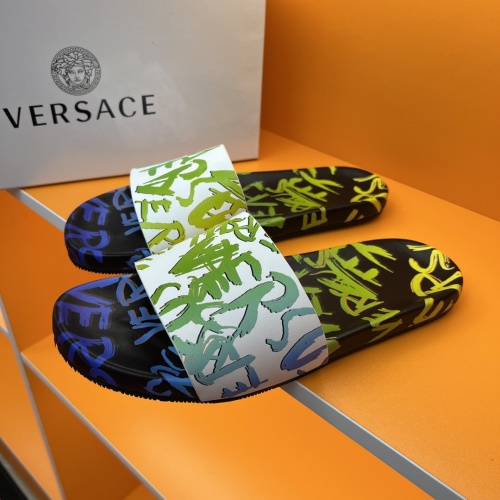 Replica Versace Slippers For Men #1208129 $52.00 USD for Wholesale