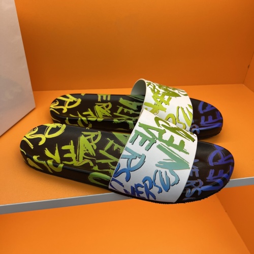 Replica Versace Slippers For Men #1208129 $52.00 USD for Wholesale