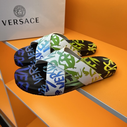 Replica Versace Slippers For Men #1208132 $52.00 USD for Wholesale