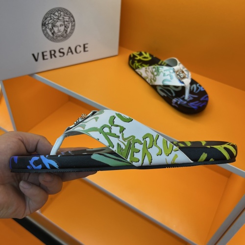 Replica Versace Slippers For Men #1208136 $52.00 USD for Wholesale