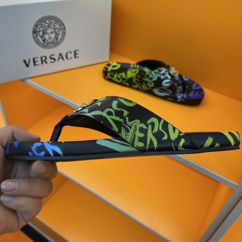 Replica Versace Slippers For Men #1208137 $52.00 USD for Wholesale