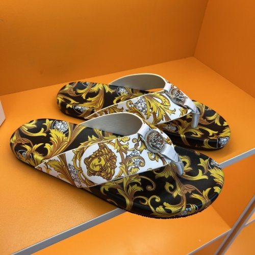 Replica Versace Slippers For Men #1208142 $52.00 USD for Wholesale