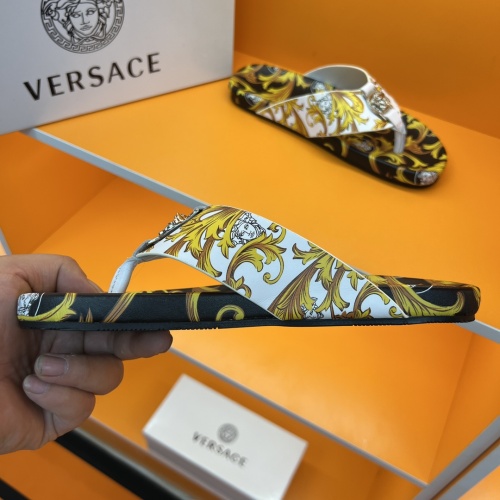 Replica Versace Slippers For Men #1208142 $52.00 USD for Wholesale