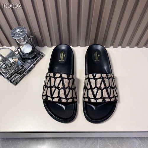 Replica Valentino Slippers For Men #1208211 $56.00 USD for Wholesale