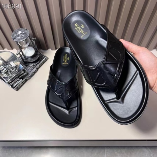 Replica Valentino Slippers For Men #1208219 $56.00 USD for Wholesale
