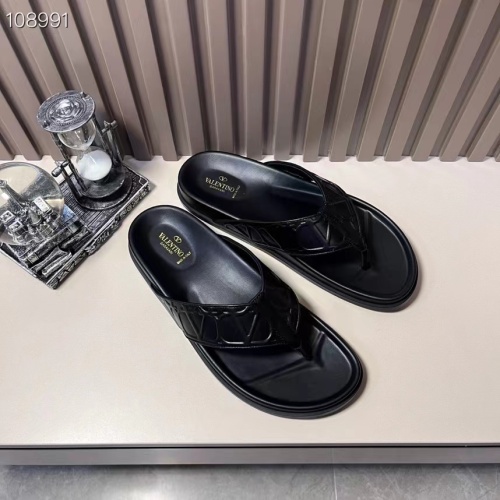 Replica Valentino Slippers For Men #1208219 $56.00 USD for Wholesale