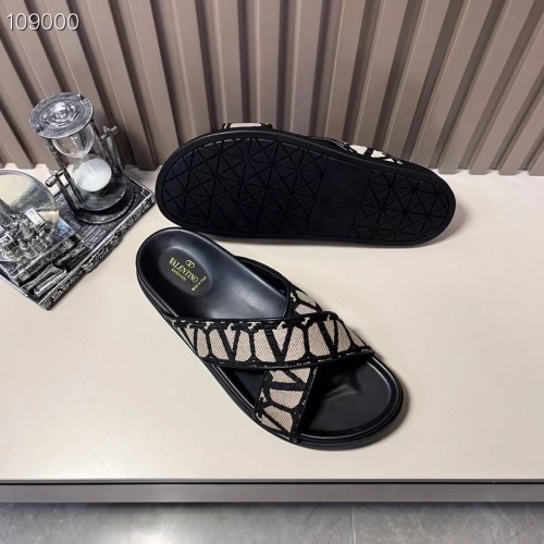 Replica Valentino Slippers For Men #1208220 $56.00 USD for Wholesale