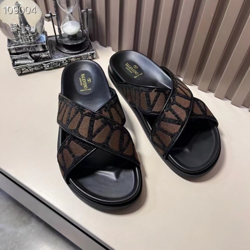 Replica Valentino Slippers For Men #1208221, $56.00 USD, [ITEM#1208221], Replica Valentino Slippers outlet from China