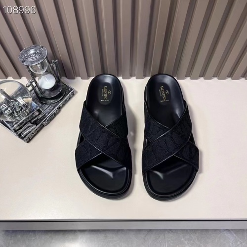 Replica Valentino Slippers For Men #1208222 $56.00 USD for Wholesale