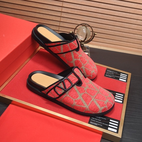 Replica Valentino Slippers For Men #1208516 $60.00 USD for Wholesale