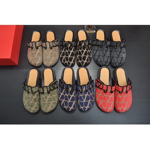 Replica Valentino Slippers For Men #1208517 $60.00 USD for Wholesale