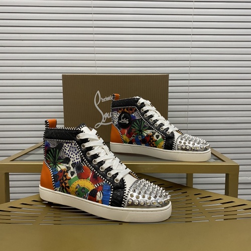 Replica Christian Louboutin High Top Shoes For Men #1208765, $92.00 USD, [ITEM#1208765], Replica Christian Louboutin High Top Shoes outlet from China