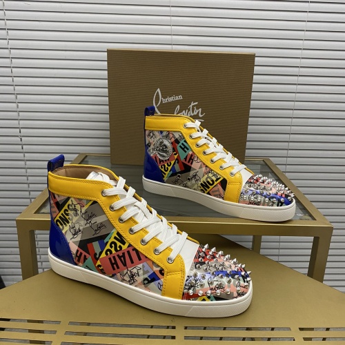 Replica Christian Louboutin High Top Shoes For Men #1208767, $96.00 USD, [ITEM#1208767], Replica Christian Louboutin High Top Shoes outlet from China