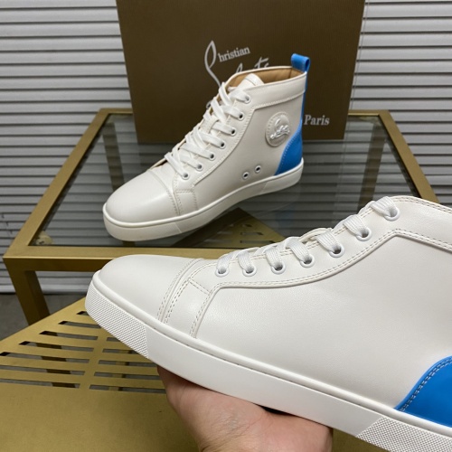 Replica Christian Louboutin High Top Shoes For Men #1208771 $92.00 USD for Wholesale