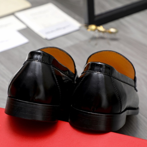 Replica Salvatore Ferragamo Leather Shoes For Men #1209297 $76.00 USD for Wholesale