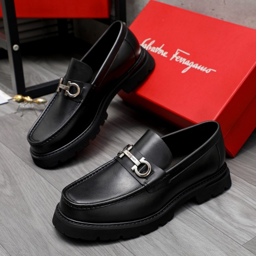 Replica Salvatore Ferragamo Leather Shoes For Men #1209299, $82.00 USD, [ITEM#1209299], Replica Salvatore Ferragamo Leather Shoes outlet from China