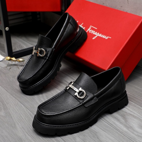 Replica Salvatore Ferragamo Leather Shoes For Men #1209300, $82.00 USD, [ITEM#1209300], Replica Salvatore Ferragamo Leather Shoes outlet from China