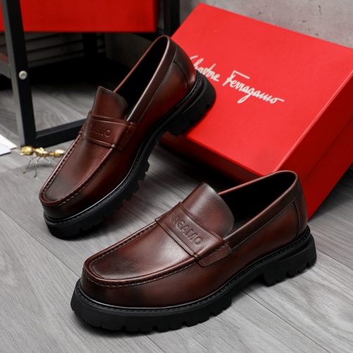 Replica Salvatore Ferragamo Leather Shoes For Men #1209301, $82.00 USD, [ITEM#1209301], Replica Salvatore Ferragamo Leather Shoes outlet from China